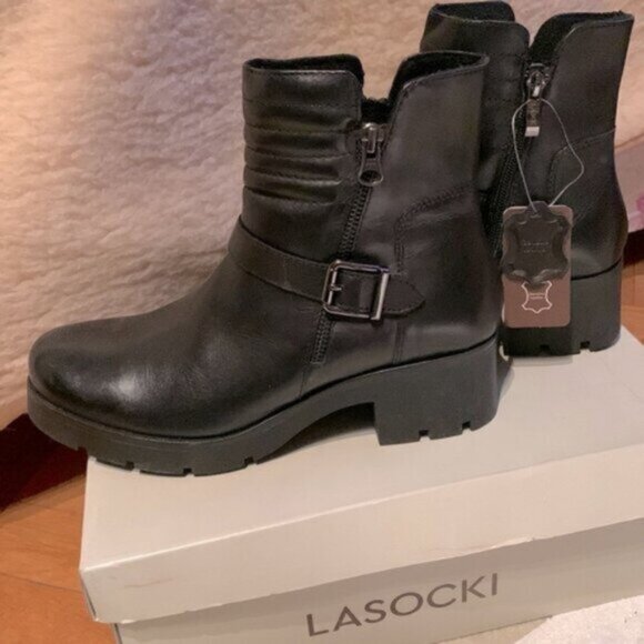 New genuine leather Lasocki Winter boots Size 39 - Picture 1 of 3